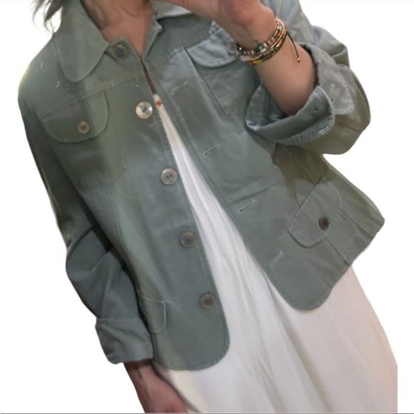 J.Jill 100% Cotton Spring Jacket S : M - Picture 8 of 14